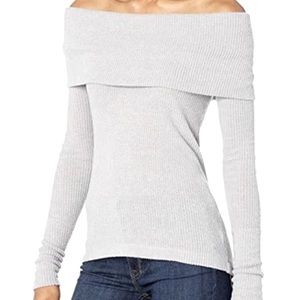 New off the shoulder top in grey by Free People (purchased @ South Moon Under)